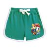Traje de verano para bebé de niño y niña de dibujos animados del equipo Wang Wang, nuevo para niños, de algodón, manga corta, shorts, delgado de dos piezas, fino
