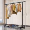 Rack de Roupa Doméstico de Chão para Quarto Cabide Dobrável Simples para Armazenamento Interno Varal de Roupa para Varanda Espessado e Reforçado