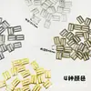 Hebilla rectangular mini de 8*4 mm accesorios para ropa de muñeca hebilla de zapato de muñeca hebilla de cinturón BJD botones ultrapequeños para ropa de muñeca