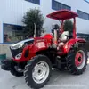 Exportar tractor agrícola 704 para manejo de huertos y invernaderos, arado, zanjeo y siembra, tractor diésel de cuatro ruedas para uso agrícola