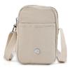 Bolsa de Ombro Feminina 2025 Primavera Nova Grande Capacidade Bolsa para Celular Tecido de Nylon Leve Bolsa Pequena Urbana Simples Transversal
