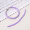 Llavero de Color Sólido/Estilo Láser de TPU Cuerda Envolvente Antiperdida Anillo para Bolsa DIY Material Colgante Hebilla Antiperdida Anillo Envolvente
