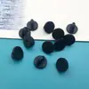 Clipe de Chapéu Borboleta de Plástico, Alfinetes de Segurança de Plástico, Acessórios de Chapéu Broche, Tampas de Resina para Insígnias, Redondo Preto e Branco