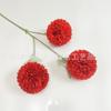 Flores Artificiais Atacado Crisântemo de Três Cabeças Material para Guirlanda DIY Flores Artificiais Buquê de Casamento Decoração de Casa Flores Imortais