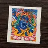 Núcleo de Thangka con Ocho Deidades Guardianas Pintadas a Mano de Nepal Xizang