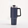 Fornecimento Direto da Fábrica Copo Isolado de Aço Inoxidável de 30oz, Alça Elegante e Simples, Copo de Gelo, Canudo Portátil para Uso no Carro