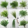 Materiais Florais para Casamento, Elementos Florais Verdes, Flores Artificiais, Folhas, Adereços Decorativos, Folhas Artificiais, Arte Floral