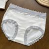 10A Antibacteriana Virilha Estendida Calcinha de Algodão Puro Feminina Renda Cintura Média Algodão Natural Tipo a Algodão Bebê Calcinha Feminina