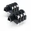 Soquete de áudio 6,35 microfone alto-falante amplificador alto-falante soquete de fone de ouvido estéreo soquete de fone de ouvido 6,35 mm