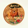 Medalla Conmemorativa del Año del Caballo Relieve en Color Moneda de Año Nuevo Moneda Conmemorativa del Zodiaco del Año del Caballo Regalo de Evento Regalo Casual