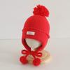 Sombreros Coreanos para Niños, Nuevos Modelos de Otoño e Invierno, Lindos Gorros Cálidos para Niños, Protección para las Orejas de Bebés Niñas, Venta al por Mayor de Gorros de Lana para Niños