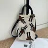 2026 Serie de Dibujos Animados Japoneses y Coreanos Bolso de Teléfono Tejido Moda Trendy Bolso Cruzado Versátil Monedero Bolso de Teléfono Tejido