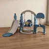 [Escada para Bebê com Escorregador para Uso Familiar Interno e Externo, Balanço para Crianças, Piscina de Bolinhas para Bebê, Bolas Oceânicas]