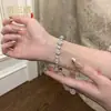 Ágata Natural Nuevo Pulsera de Calcedonia China para Mujer Lujo Ligero Nicho Exquisito Hermoso Pulsera Sensación Fría Alto Valor de Belleza Mayoreo
