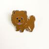 Broche de metal para perro mascota de venta caliente, insignia para ropa y sombrero, aleación, accesorios para amantes de los animales, una generación de punto