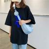 Bolso de hombro de nailon de gran capacidad estilo coreano, novedad de 2023, bolso cruzado, bolso de axila, bolso grande informal para estudiantes, bolso para dumplings.