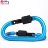 Cerradura de arenado Hebrew 8#D 80*45*7.4mm cerradura roscada gancho de resorte de seguridad color negro pistola accesorios para exteriores