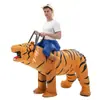 Disfraz inflable de dinosaurio personalizable traje de tiburón alienígena Halloween disfraz divertido para actuación decoración de fiesta