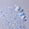 Novos Adesivos 5D Embossados para Nail Art à Prova d'Água Flores Pequenas de Primavera Estilo Fresco Doce Decorações de Unhas DIY CA