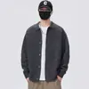 Cárdigan suéter para hombre con cuello, colección otoño/invierno 2026, con un estilo relajado y moderno, corte casual y versátil prenda de punto exterior