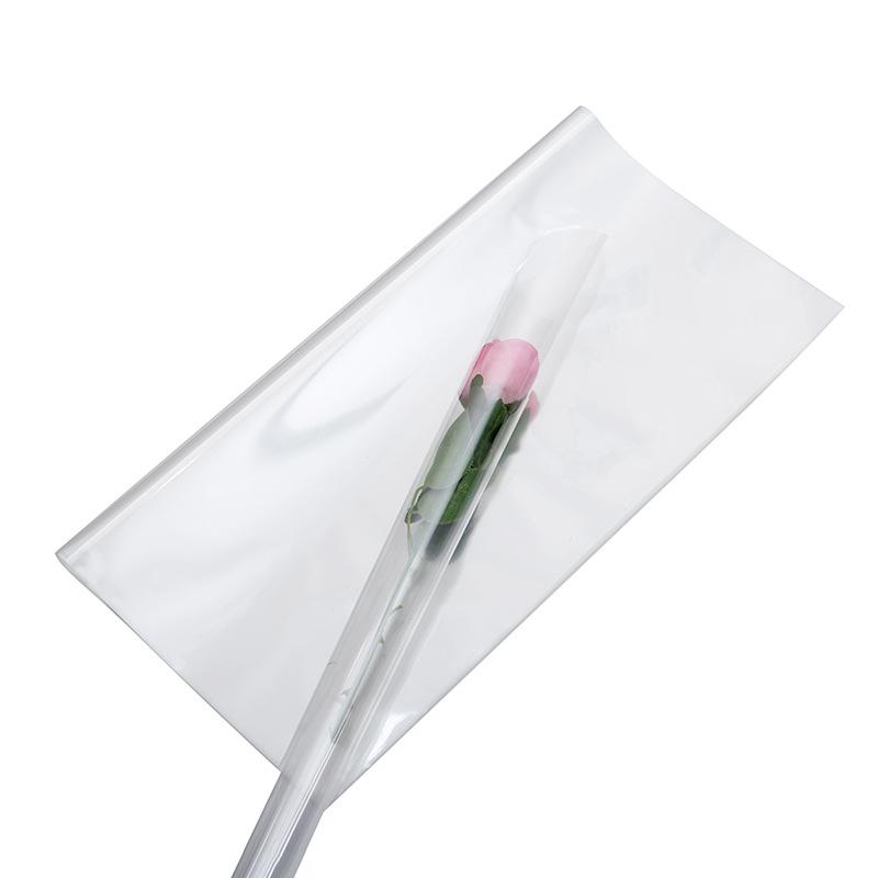 防尘透明包花纸花艺玻璃纸鲜花包装纸防水塑料纸花店花束打底材料