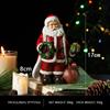 Venta Caliente Transfronteriza Muñeco de Papá Noel Adornos de Sombrero de Navidad Decoraciones Navideñas Regalo Resina Arreglo de Ambiente