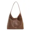 Bolsa tote vintage versátil de grande capacidade para mulheres, novo modelo da primavera de 2026, adequada para uso casual diário, trabalho e deslocamento, bolsa de ombro moderna