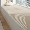 Linha de creme estilo ins almofada de bay window tapete de cabeceira tapete tapete de quarto tapete de sala de estar tapete de laço longo para quarto piso do quarto