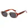 Colección de Gafas de Sol de Metal, Nuevo Estilo de Alta Gama para Mujer, Moda Personalizada Fotografía Callejera, Gafas de Sol Lisas Ojo de Gato Anti-UV para Hombre