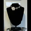 Novo Colar de Campo Verde de Verão Floresta Retro Flor Niche Elegante Acessível Luxo Exquisito Doce Versátil Corrente para Clavícula