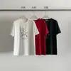 Evertrue 2025 Invierno Nuevo Estilo Coreano Año del Caballo Camiseta de Algodón Puro para Mujer Manga Corta Cuello Redondo Top 30027-1