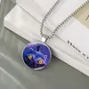 Accesorios de Collar K-Pop de Grupo de Chicas Cazadoras de Brujas Más Vendidos Transfronterizos Collar con Colgante de Piedra del Tiempo Collar de Piedra Preciosa Fábrica al por Mayor