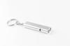 Silbato de Supervivencia de Aleación de Aluminio Plano de Doble Frecuencia Transfronterizo, Equipo de Silbato de Supervivencia para Exteriores de Doble Tubo Herramienta EDC