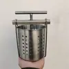 Espremedor de pressão em aço inoxidável, suco de frutas, extrator de água para recheio de vegetais, prensa manual de mel