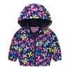 Chaqueta para niños y niñas, primavera y otoño, gorro fino, camisa con cremallera de moda bonita para bebés, abrigo para niños