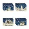2026 Nuevo Mantel Navideño Transfronterizo Lino Estampado de Muñeco de Nieve y Alce Mantel Servilleta Decoración de Mantel Amazon