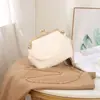 2026 Bolso de Concha Arrugada Nuevo Bolso Cruzado para Mujer Bolso para Teléfono Móvil Bolso de Mano con Cuentas Minibilletera