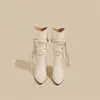 Otoño 2026 Nuevas Botines de Tobillo Retro Francés con Punta y Flecos para Mujer Tacón Alto Tacón Grueso Moda Temperamento Versátil Botas de Moda