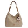 Bolsa Retro Grande Capacidade Outono Inverno para Mulheres 2025 Nova de Ombro Versátil Veludo Camurça Fosco Bolsa Tote de Axila para Trabalho