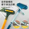 Cepillo para mosquiteros de mango largo, limpieza sin desmontaje, raspador de vidrio multifuncional, herramienta de limpieza de mosquiteros, herramienta mágica de cepillo para mosquiteros para uso doméstico