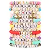 Venta Caliente Europea y Americana Pulsera de Arcilla Suave Taylor Music 1989 Pulsera de Letras Bohemianas en stock Venta al por Mayor