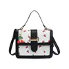 Bolso Cherry Cuadrado Pequeño para Mujer 2026 Verano Nuevo Bolso de Hombro Cruzado Pequeño de Moda Bolso de Mano para Viaje de Negocios para Mujer