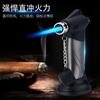 MF251 encendedor pequeño de pistola de aerosol bloqueable a prueba de viento cuerpo inflable herramienta para exteriores metal soldadura por puntos encendedor de madera de agar