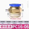 Conector de Tubería de Aire de Conexión Rápida Aks Conector de Cobre Roscado Recto Pc10-02 Pcf4-M5/Pc6-01/Pc8-02