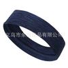 Diadema Elástica de Yoga Europea y Americana para Deportes, Fitness, Correr, Absorbente de Sudor, Estilo Coreano, Diadema Lisa, Turbante