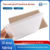 PC de placa de resistência Placa Sunshine Placa oca alveolar Placa de camada dupla Policarbonato transparente Placa de resistência isolante térmico