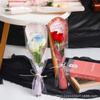 Bolsa de Diosa de Material Floral Zhuoxian Bolsa Individual para Flores Rosa Clavel Bolsa Embalaje Floral Bolsa Individual