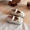 Zapatos de Cuero para Niñas 2026 Primavera y Otoño Nuevos Estilo Coreano Zapatos de Princesa para Niños Suela Suave Zapatos Planos para Bebé Niña con Lazo