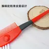 Pente Profissional para Coloração de Cabelo com Tratamento de Óleo, Escova Dupla Face para Permanente e Coloração, Escova Branca para Cabelo, Escova para Cuidado com Filme Invertido, Cerdas Macias Espessadas