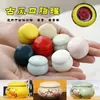 Caixa de Batom de Cerâmica Tradicional DIY Bálsamo Labial Frasco de Rouge Estilo Antigo Materiais para Fazer Frasco Dosador Pequeno